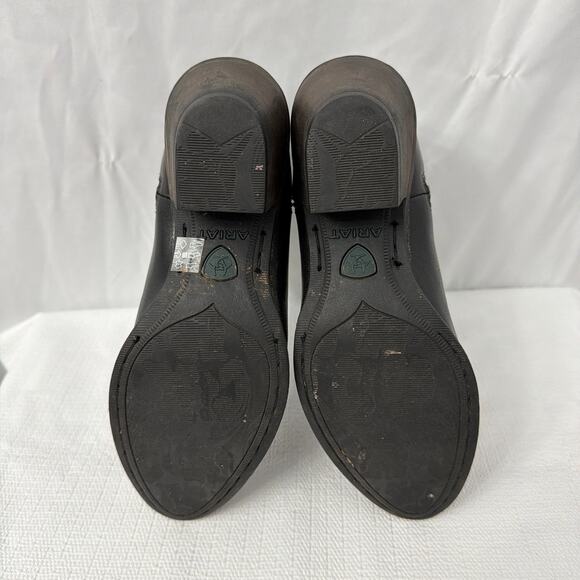 Ariat Darlin Western Boots Womens Size 7 B Old Black Ankle Cowgirl Side Zip - Picture 12 of 12